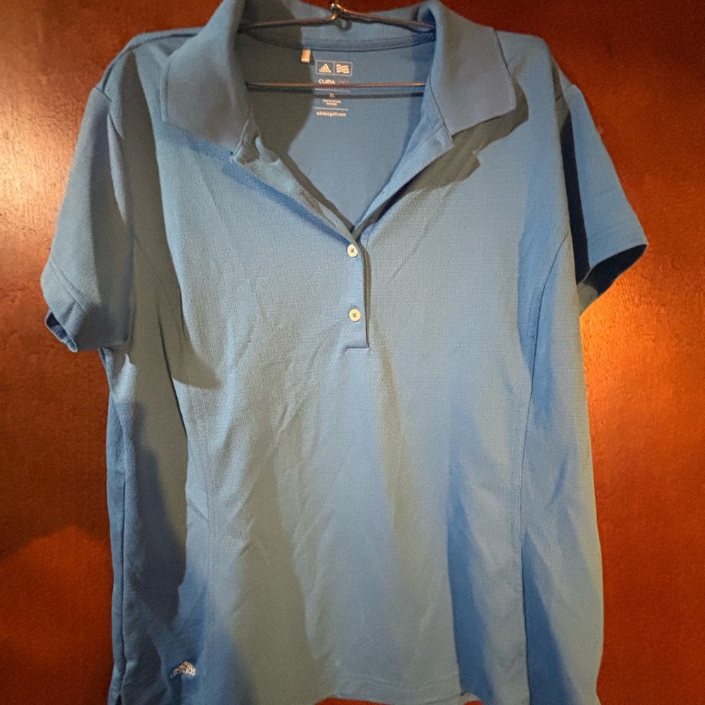 Adidas Blue Polo Shirt Mens XL
